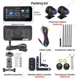6.3 Inch Waterproof Motorcycle GPS with CarPlay Auto Android Head Unit AKAMATE