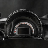 Carbon Fiber Dashboard Screen Trim for Smart 453 Car Interior Accessory OEM
