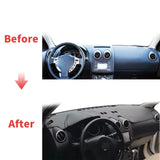 Leather Dashboard Cover Mat for Nissan Qashqai 2006–2013 Dashboard Mat OEM