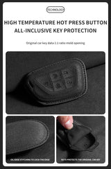 Suede Car Key Case Cover For Cadillac