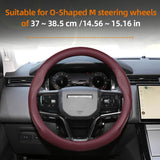 Land Rover Ultra-Thin Leather Steering Wheel Cover Brown