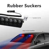 6 LED Emergency Strobe Light for Car Windshield LED Ambient Light MAGIC COLORM