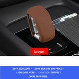 Gray Gear Shift Sleeve for Volvo XC90 2018-2026 Car Interior Accessory LINGLUYANG brown