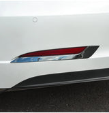 Rear Fog Light Trim Stainless Steel for Tesla Model 3