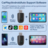Wireless CarPlay Adapter 2in1 for VW/Audi/Toyota CarPlay Adapter AKAMATE