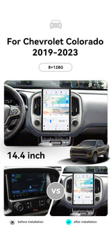 14.4-Inch Android 13 GPS Navigation for Chevrolet Colorado Android Head Unit Aotsr