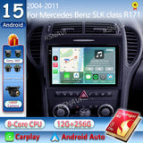 Android 15 2K QLED Stereo for Mercedes-Benz SLK-Class 2004–2011 Android Head Unit RSNAVI