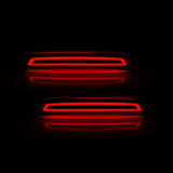 Rear Bumper Reflector Lights for Chevy Trax 2012-2014 Car Interior Accessory MAGIC COLORM Pattern C Red Shell