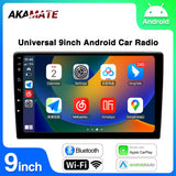 9 Inch 2Din Android Head Unit GPS WiFi Universal Android Head Unit AKAMATE