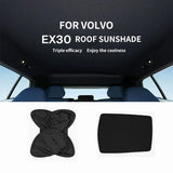 Front Windshield Sun Shade Curtain for Volvo EX30 Car Interior Accessory LINGLUYANG