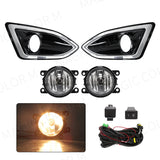 LED Fog Lights with DRL for Ford Edge 2015-2018 Car Interior Accessory MAGIC COLORM Halogen