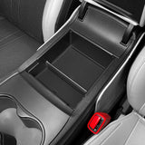 BYD Seal 05 DM-i 2025 Center Console Armrest Box Car Storage Box Accessories Organizer Tidying Tray ABS Black Car Interior Ac