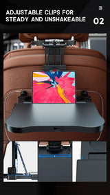 Multifunctional Car Travel Tray Foldable Backseat Desk with Cup Holder