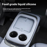 For Xpeng G7 Xiaopeng Wireless Charging Pad - Silicone - Center Console Cup Holder - Protective Pad - Cover - Interior Modifi