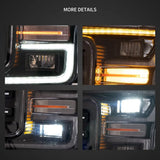 LED Dual Beam Projector Headlights for Ford F-150 2018-2020 Car Interior Accessory Vland