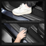 Tesla Model Y Launch 2025 Juniper Central Control Side Anti-kick Pad TPE Door Sill Strip Guard Protection Cover Car Accessori