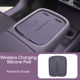For Leapmotor B10 Wireless Charging Pad Central Console Silicone Anti-Slip Protector Mat Car Interior Accessory