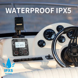 Waterproof Bluetooth Marine Radio for Boats RVs Car Interior Accessory AKAMATE