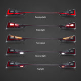 LED Tail Lights w Sequential Signal for Lexus IS 2014 Car Interior Accessory Vland