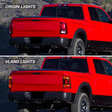 Vland LED Tail Lights Amber Signal for 09-18 Ram Car Interior Accessory vland