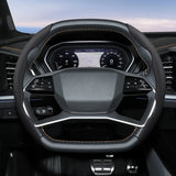 Breathable Faux Leather Car Steering Wheel Cover Universal