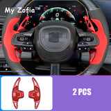 For New DODGE Attitude GT GAC Empow 2024 2025 Carbon Fiber Cover Steering Wheel Paddle Shifter Aluminum Alloy Decor Accessori