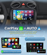 Android 15 Navigation Head Unit for Volkswagen Beetle 2000–2012