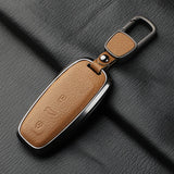 360 Degree Protection Metal Goatskin Car Key Case Cover For Audi A6 A7 A8 B9 A5 A4 8S 8W Q5 Q7 4M S5 S7 TT cars accessories