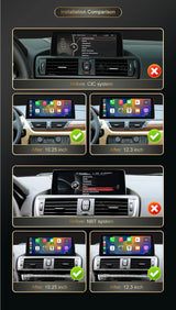 12.3-Inch Wireless CarPlay Multimedia Display for BMW 1 2 Series