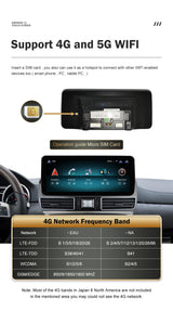 Android 13 GPS Navigation Display for Mercedes-Benz ML GL 2012-2015