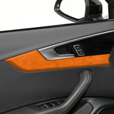 Alcantara Car Interior Door Panel Trim Sticker for Audi A4 A4L S4 Q5L A5 S5 Q5 Q7 Car Interior Accessory OEM