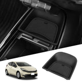 Toyota Aqua 2021-2025 Center Console Tray ABS Car Central Tray Organizer Accessories Tidying Black LED Ambient Light | Car In