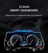 12.3-Inch Digital Instrument Cluster for Audi Q5 2010-2018 Android Head Unit Aotsr
