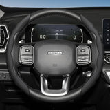 Wave Steering Wheel Cover Red for Haval H9 2025