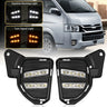 LED DRL Headlights with Turn Signal for Toyota Hiace 2014-2016