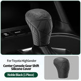 Made of Silicone For Toyota Highlander (2017-2021) Car Control Gear Shift Knob Boot Cover