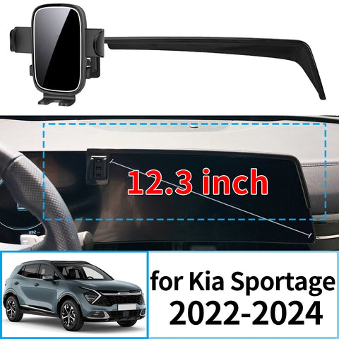 Wireless Charging Phone Mount for Kia Sportage 2022–2024 Car Phone Holder CATUSIKI