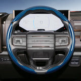 GMC Carbon Fiber Segmented Wheel Cover Silver