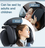 Car Headrest Pillow Guardian Pro 180° Swivel Neck Cradle with Memory Foam Travel Sleep Support for Kids Adults Car Interior A