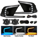 LED DRL Fog Lamp with 3-Color for Honda Civic 2021-2023