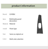 For BMW 3 Series F30 F31 F34 F35 3GT Car Center Console Multimedia Panel Trim Frame Sticker Interior Accessory Made of Alcantara
