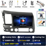 2K QLED Android 15 Head Unit for Honda Civic 2005-2012