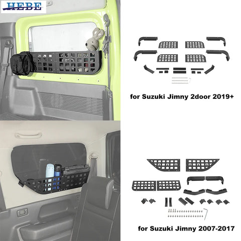 Trunk Window Rack Storage for Suzuki Jimny 2007-Up Car Interior Accessory HEBE