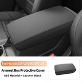 Suede Leather Armrest Cover for Honda CR-V 2023