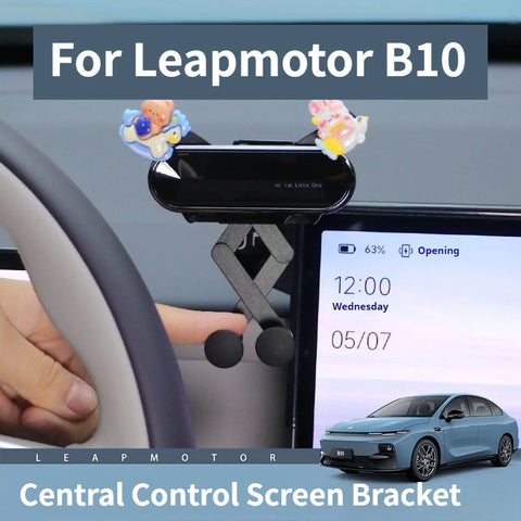 For Leapmotor B01 B10 Central Control Screen Phone Holder Anti-shake Fixed Phone Phone Holder, Car Accessory OEM