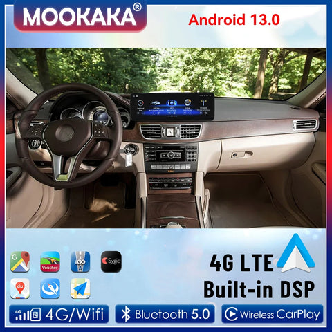 Android 13 Navigation Head Unit for Mercedes-Benz E-Class 2013–2015 Android Head Unit Aotsr