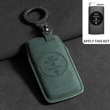 Car Key Case Shell for Chery Tiggo 8 Pro, 8plus, New 5, 7pro - Suede Car Keychain