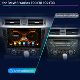 9-Inch Android Head Unit with Wireless CarPlay for BMW 3 Series Android Head Unit JIUYIN