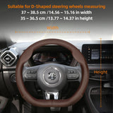 Breathable Leather Steering Wheel Cover for MG Models