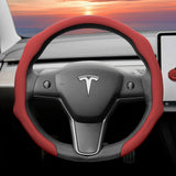 Perforated Leather Cover for Tesla Model 3/Y